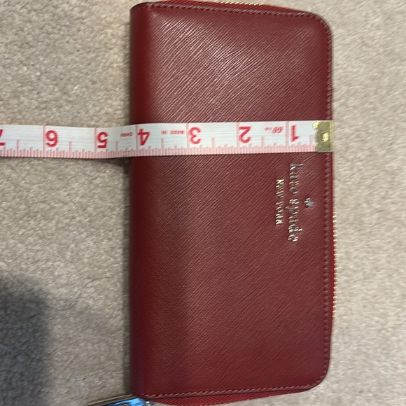 Kate spade wallet burgundy leather NWOT - Picture 6 of 6